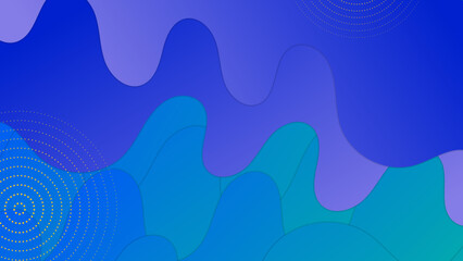 Modern gradient blue abstract colorful design background