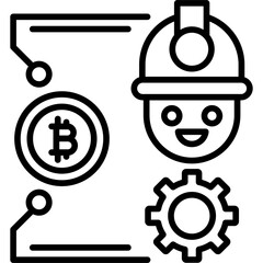 Bitcoin Craft Icon