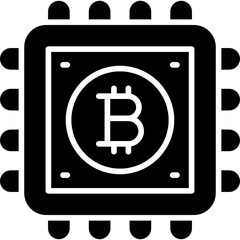 Bitcoin Process Icon