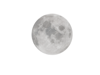 Super moon lights up in the night.