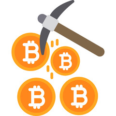 Bitcoin Mining Icon