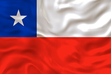 National flag  of Chile.. Background  with flag  of Chile.