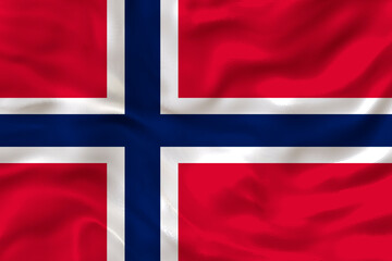 Obraz premium National flag of Norway. Background with flag of Norway
