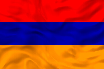 National Flag of Armenia. Background  with flag  of Armenia.