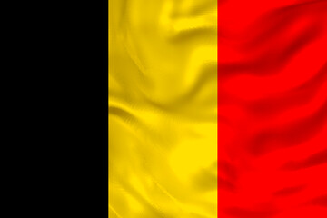 Fototapeta premium National Flag of Belgium. Background with flag of Belgium.