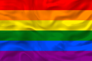 Fototapeta premium National Flag of Gay Pride. Background with flag of Gay Pride