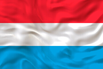National flag of Luxembourg. Background  with flag  of Luxembourg