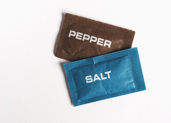 single dose salt and pepper sachet