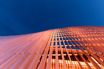 Abstract steel construction panels 