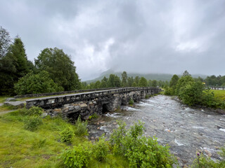 bridge over the river in norway