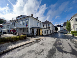 houses in the city Arendal Norway