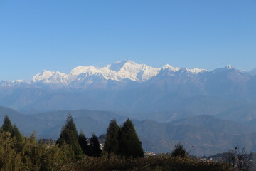 Kanchenjunga View from Tiger Hill, Darjeeling, West Bengal, India