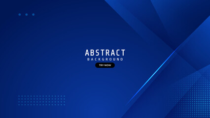 blue geometric shape overlay layer background. Modern template design for covers, brochures, web and banner.