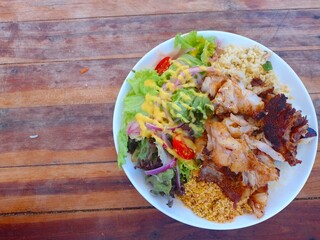 rice with chicken