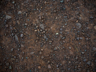 imagen textura suelo de arena y piedras de distintos tamaños