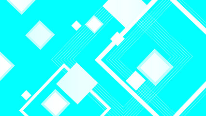 Obraz premium abstract colorful background with icy blue lines and squares