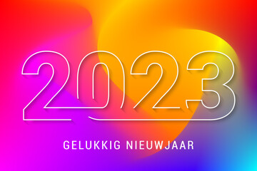 2023 - gelukkig nieuwjaar 2023