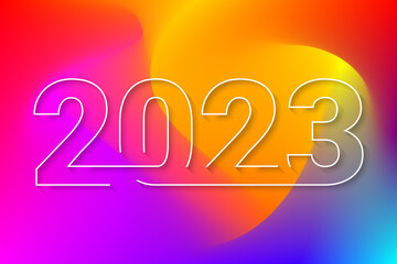 2023 - happy new year - best wishes 2023 background	