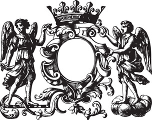 Victorian Frame Vector 