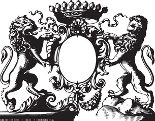 Victorian Frame Vector 