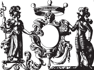 Victorian Frame Vector 