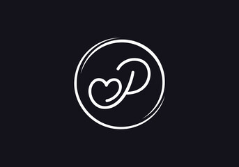 Love font circle sign. love logo design and heart font design letters and alphabets