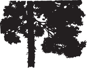 Lower part of Austrian Pine Vector 