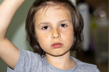 portrait of a young boy