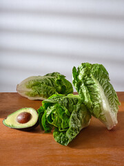 Fresh groceries on the kitchen counter. Food delivery concept. Healthy fruits and vegetables