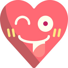 Crazy heart emoji icon