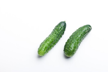 Cucumber vegetable isolated on white background