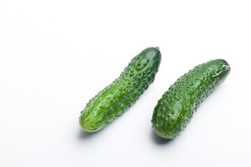 Cucumber vegetable isolated on white background