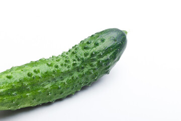 Cucumber vegetable isolated on white background
