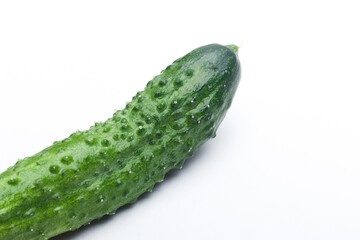Cucumber vegetable isolated on white background