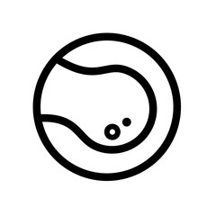 tennis  ball - vectro icon