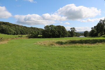 Fototapeta premium Landscape around Bolton Abbey, England Great Britain