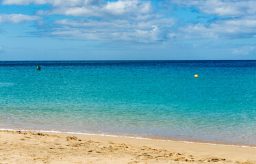 Obraz premium beach with sky and sea