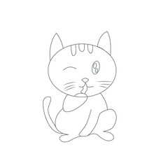 Cat Coloring page for kids