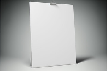 white poster board, empty for any text