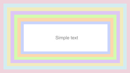 multicolor frame with pink and yellow colors