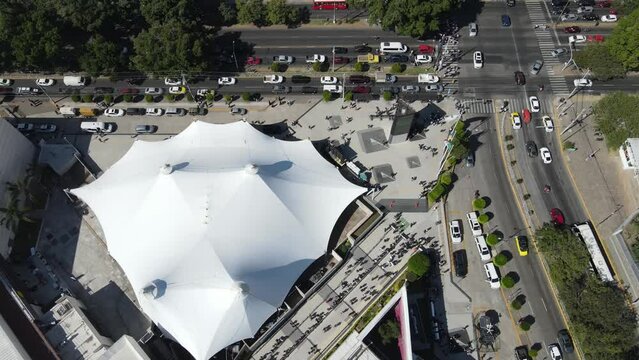 Centro de convenciones expo Guadalajara en jalisco, tomas de drone FIL