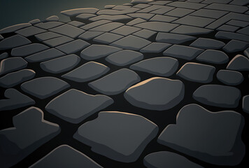 Fototapeta premium Background with a black asphalt texture. looking up. Generative AI