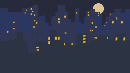 night city landscape