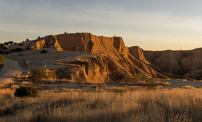 Burujón ravines in Toledo, Spain