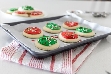A Pan of Christmas Cookies