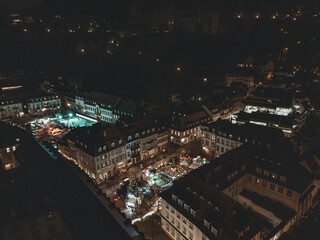 Fototapeta premium weihnachtsmarkt heidelberg