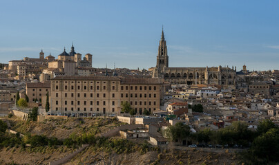 Fototapeta na wymiar Toledo from the viewpoint