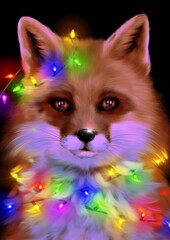 Christmas fox 