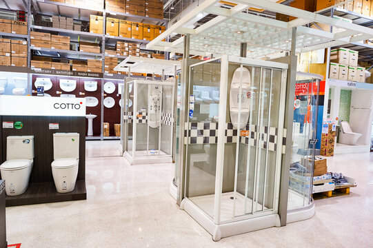 PATTAYA, THAILAND - FEBRUARY 24, 2016: inside HomePro store. The store provide advice and facilities for installation and maintenance of a wide range of domestic features