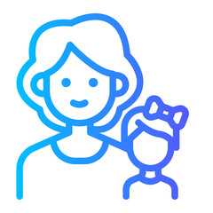 mother gradient icon